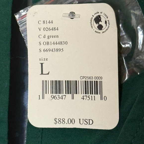 Free People Green Mini Dress Size L - Picture 8 of 10